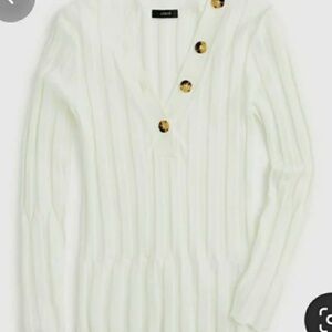 J. Crew Ladies Ribbed Sweater Medium